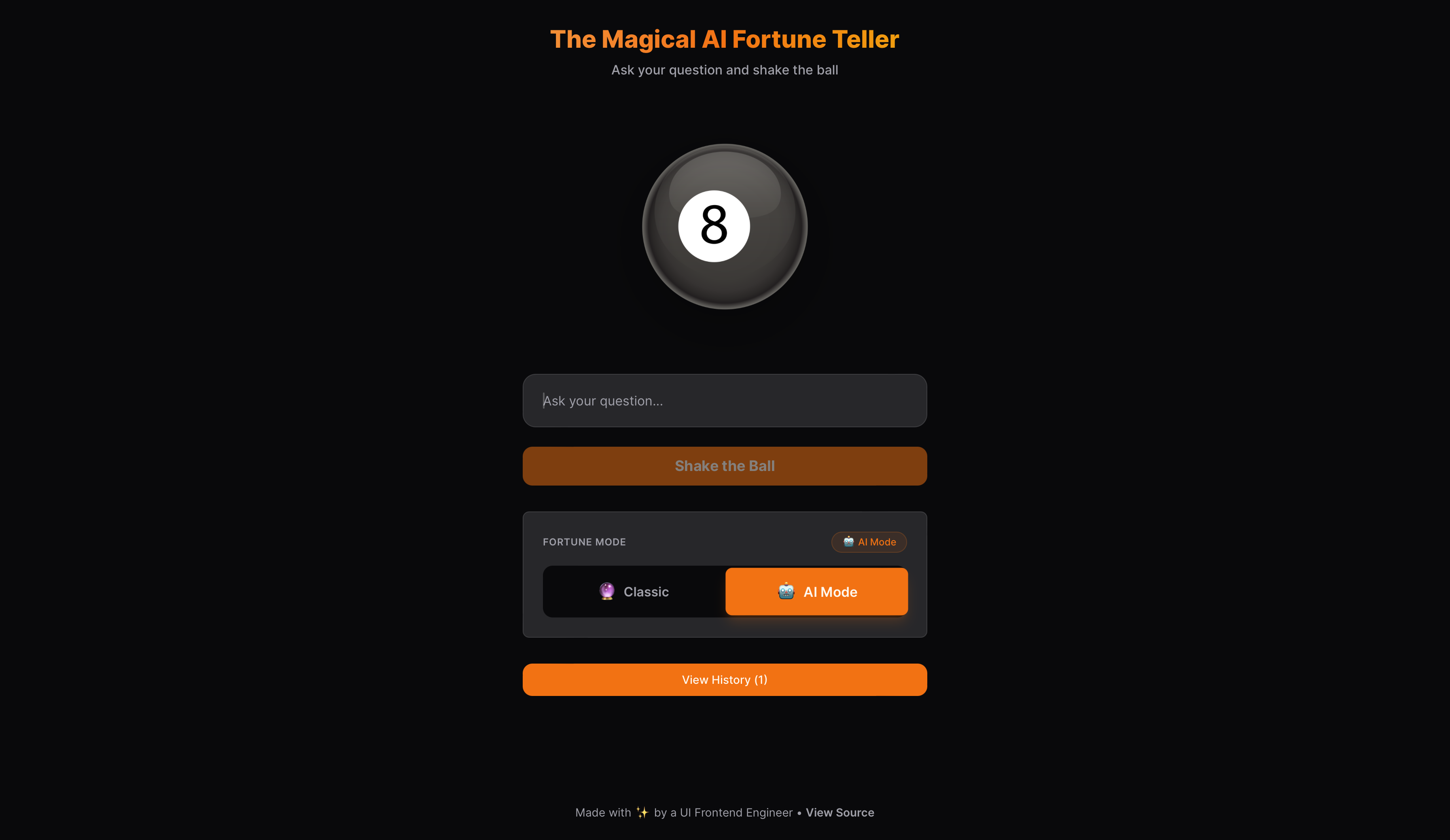 AI Fortune Teller